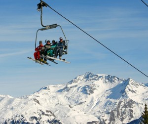 Courchevel station de ski France