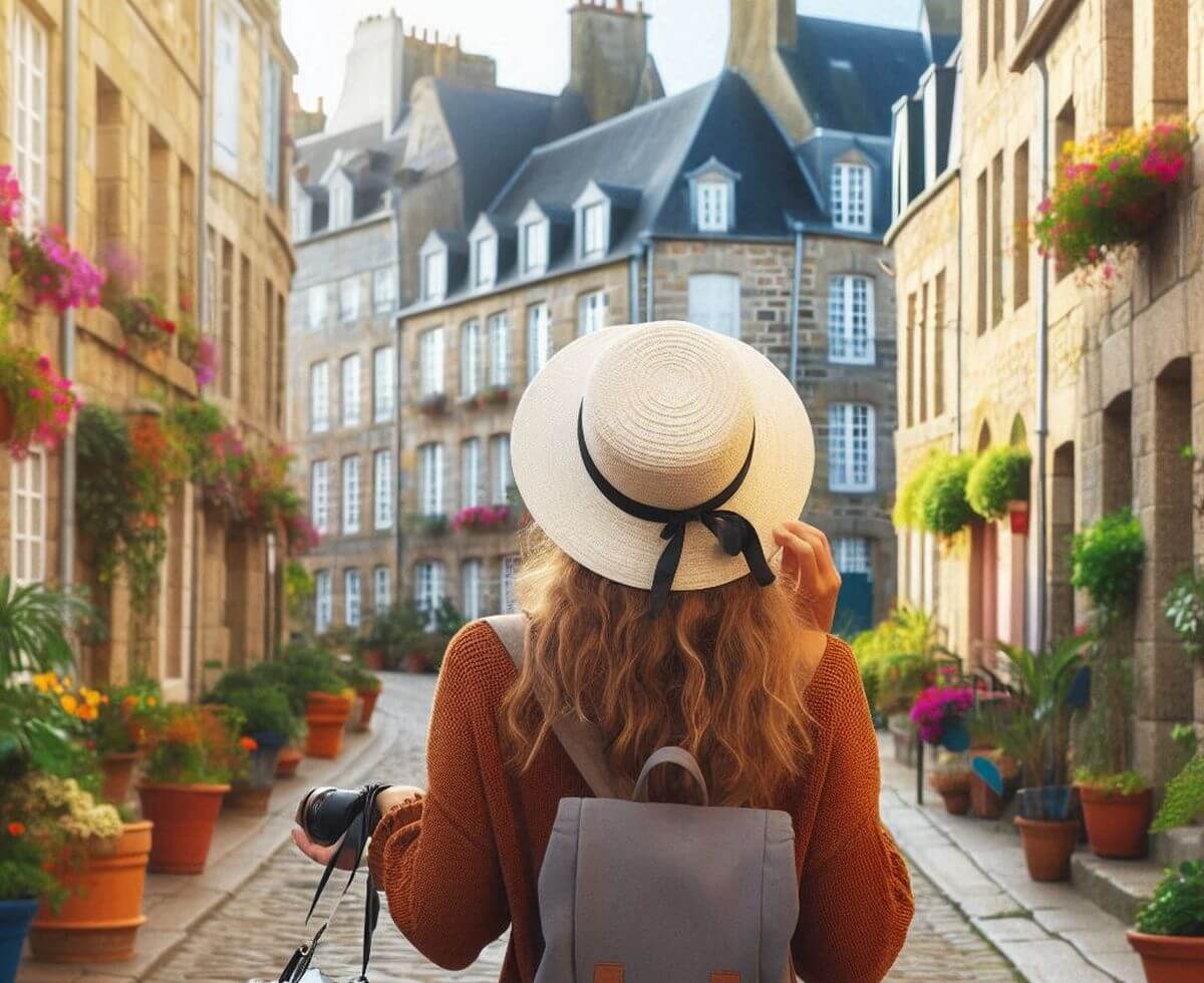 la vieille ville à Saint-Malo