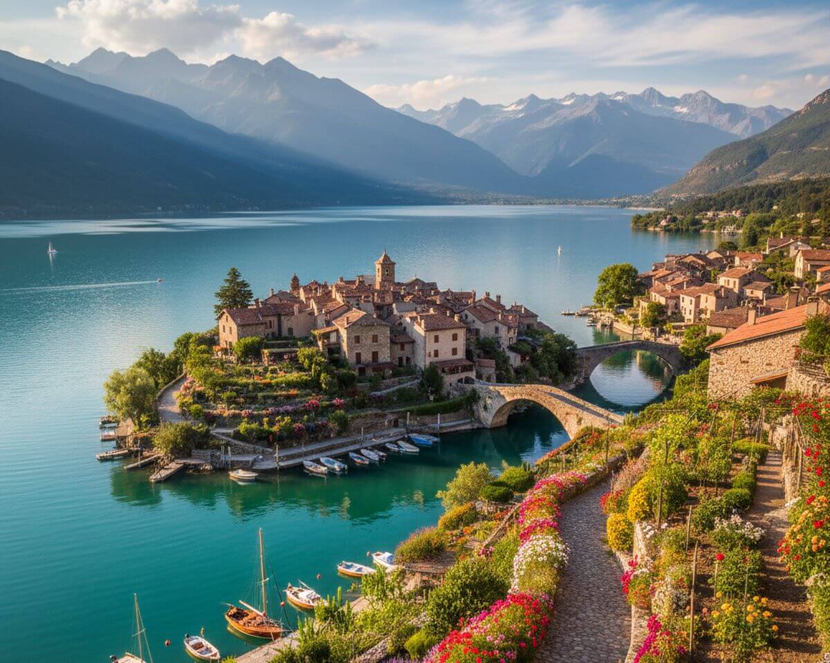 plus beau village autour du lac de serre-ponçon