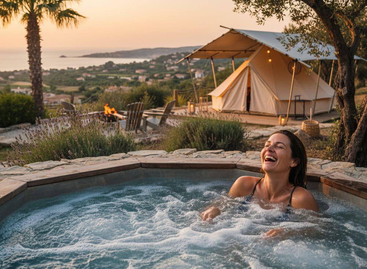 camping avec Jacuzzi en cote d'azur