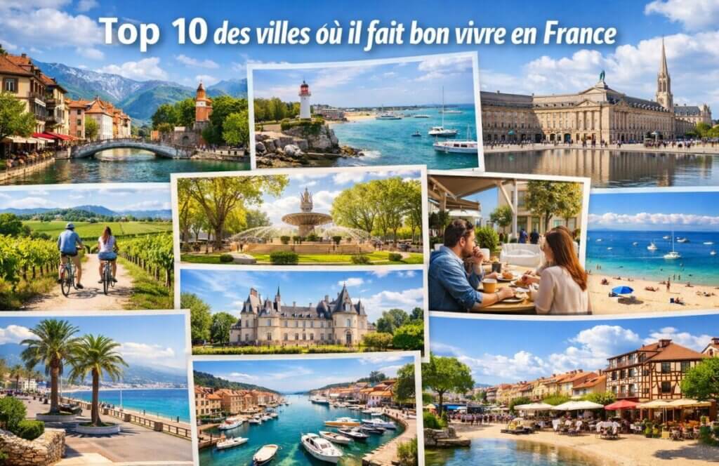 Top 10 des villes où il fait bon vivre en France en 2026 | Voyage en France